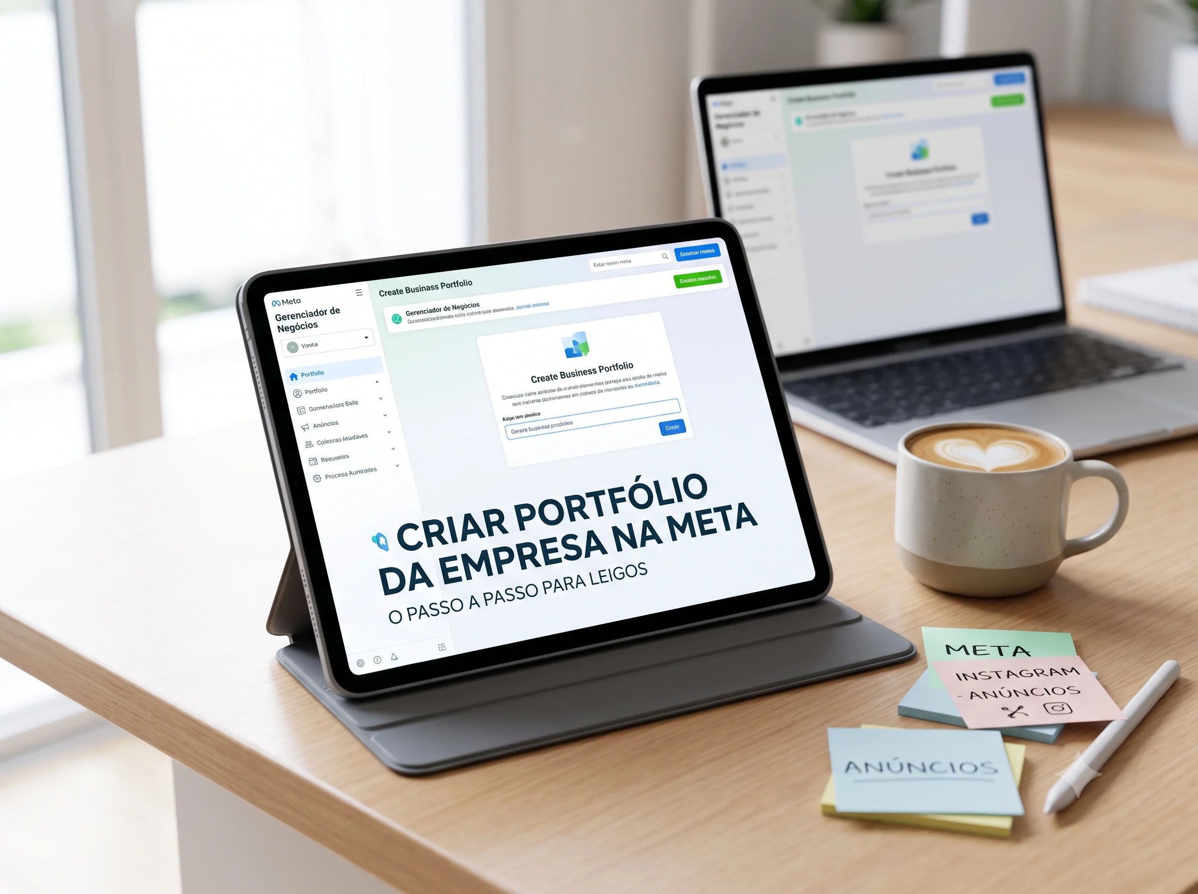 Leia mais sobre o artigo Portfólio Empresarial da Meta: Como criar passo a passo